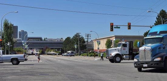 152 Street at 104 Avenue in Surrey, outside the Guildford shopping centre