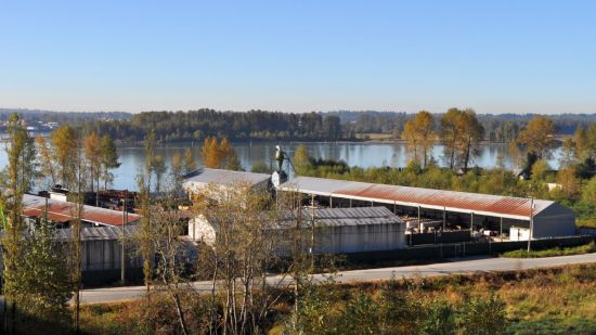 This industrial property on the Fraser, a former specialty lumber mill, has been reactivated as a metals recycling yard