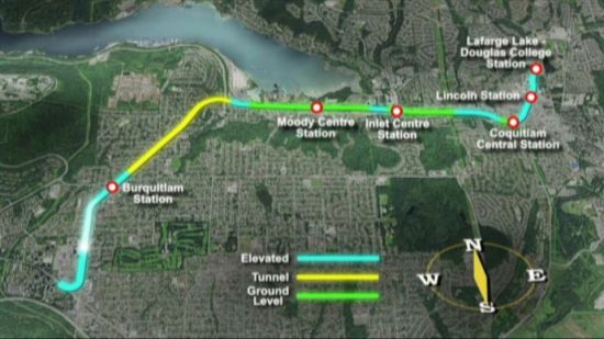 Evergreen Line stations