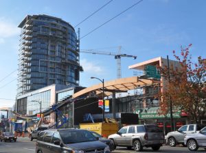 The first tower: Granville north of 70th Avenue, Marpole