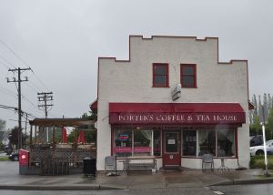 The old Porter's General Store, now a popular café in Murrayville, Langley