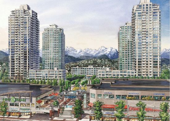 A rendering of Highgate and the towers shown in hese photos, from the Bosa Properties website (bosaproperties.com)