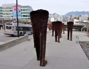 Public art at the Broadway-City Hall transit station