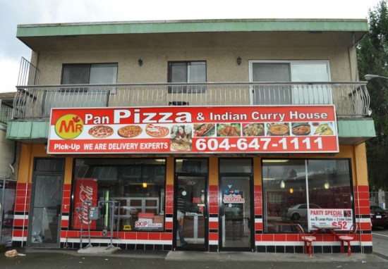 At the Skytrain station gate