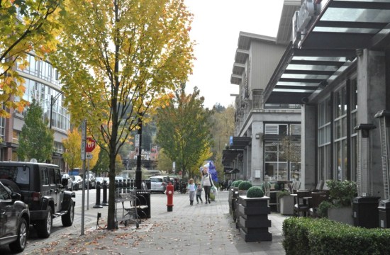 Skytrain-oriented development at Suter Brook, Port Moody, October 2016