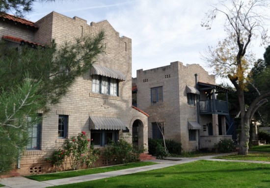 Scottish-Navajo fusion: law offices on a mostly residential block at McKinley and 4th Ave.