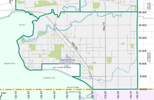 Semiahmoo Town Centre within South Surrey, 2014 city plan