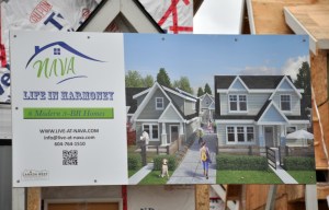 Development sign reduced