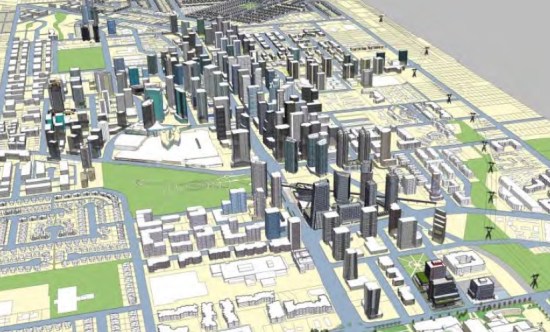 Surrey Central towers from 2017 plan